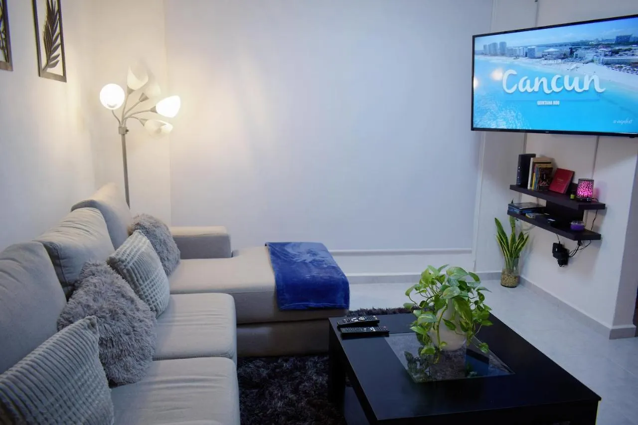 Shappire Apartment - Modern & Cozy 2 Bedroom - Cancun Downtown Mexico